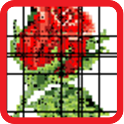 Cross Stitch Flower Art Pixel