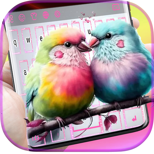 Colorful Bird keyboard