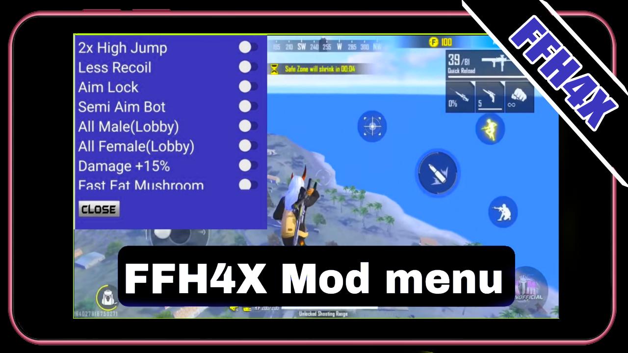 Скачать Ffh4x Mod Menu For Fire На ПК | Официальный Представитель.