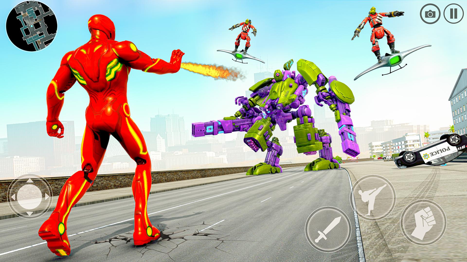 Download Iron Rope Hero Iron Hero Games android on PC