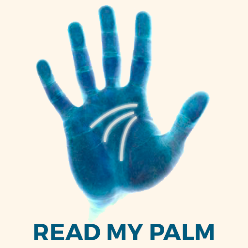 Palm Reader Scanner. Hand Read