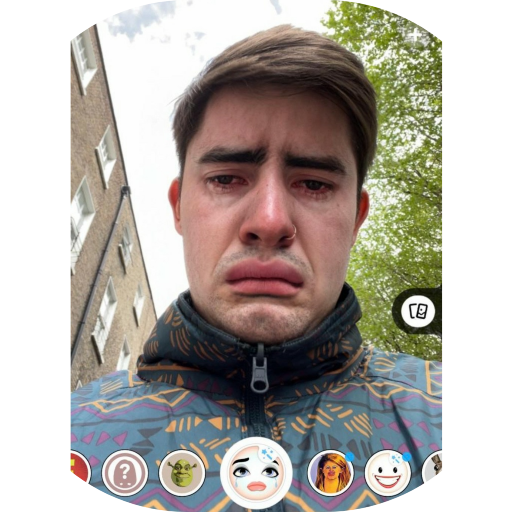 Crying Face Filter Tips