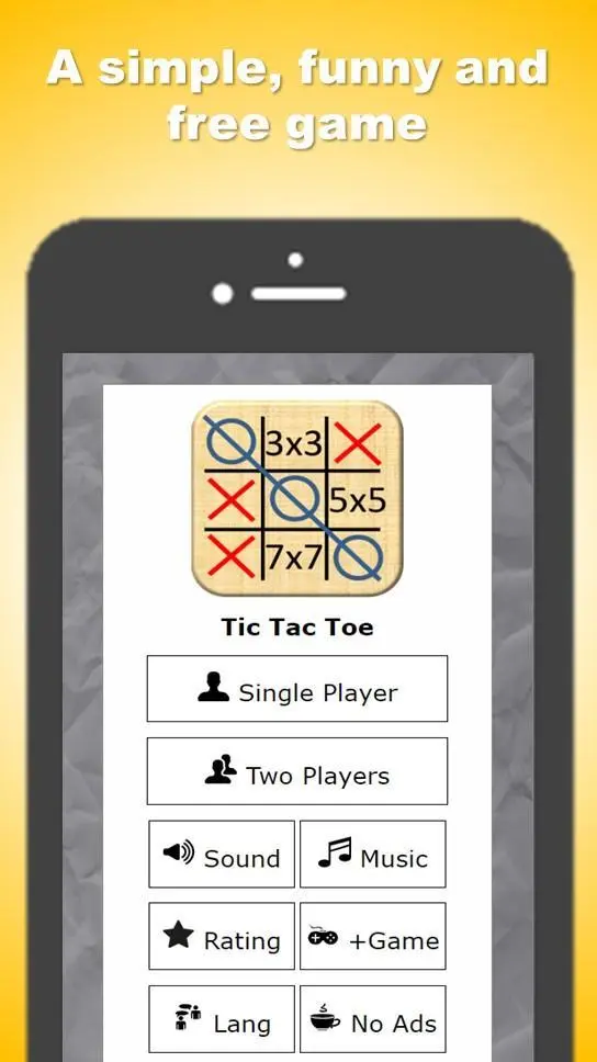 Download Tic Tac Toe 3x3 5x5 7x7 android on PC