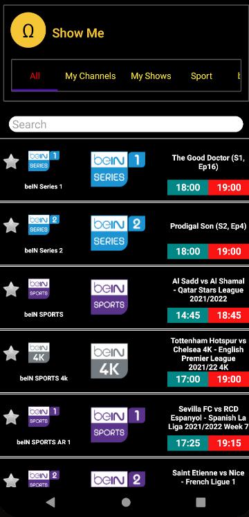 Download Omega TV Guide android on PC