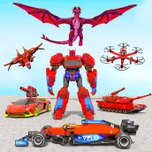 Flying Robot Transformers Game