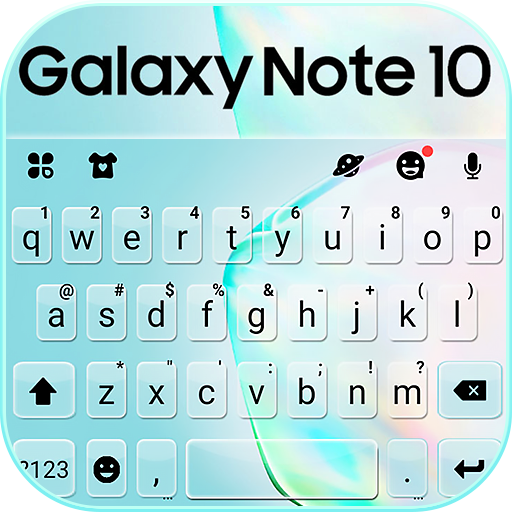 Galaxy Note 10 कीबोर्ड थीम