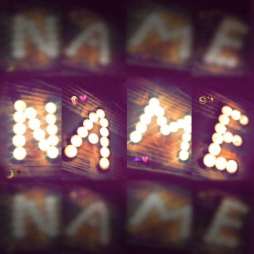 Write Name By Candle, Art Name