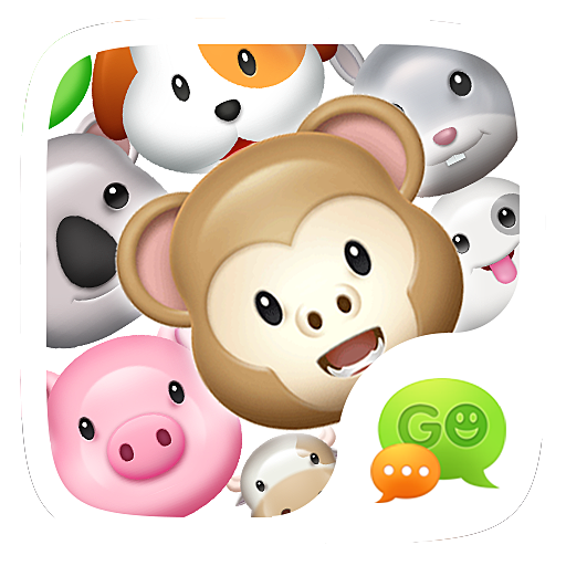 GO Keyboard Sticker 3D animals