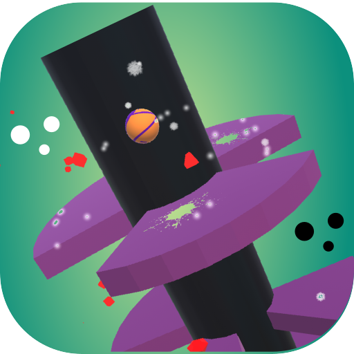 Tower Crash Spiral Ball Jump