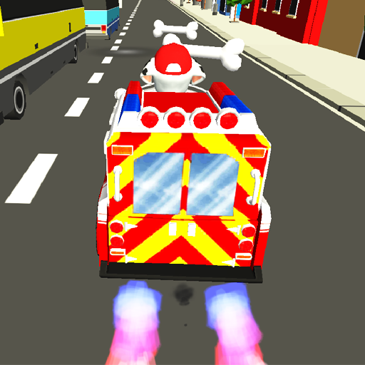 Traffic Paw Racing Adventure