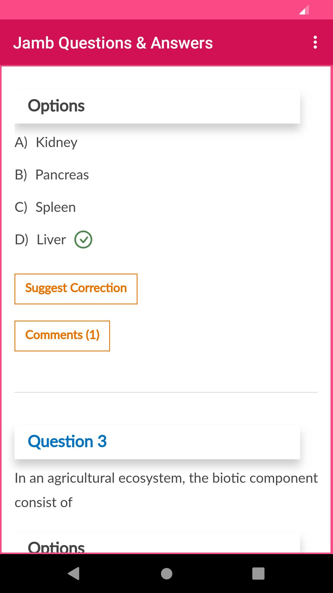 Download JambPast questions and answer android on PC