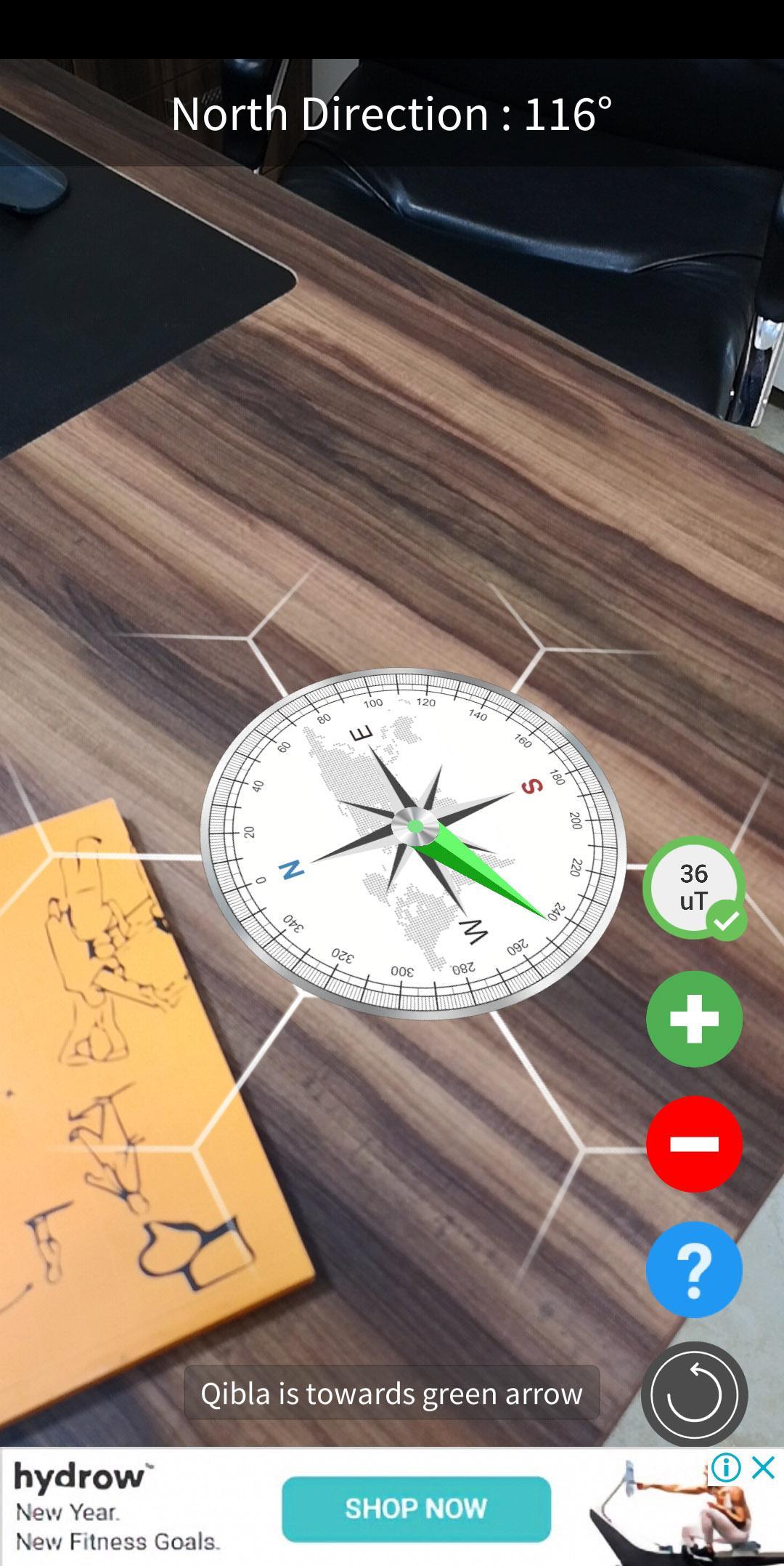 Download Qibla AR (First Augmented Reality Qiblah Compass) android on PC