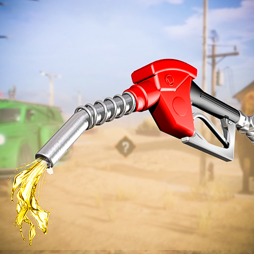 Gas Station Junkyard 3D