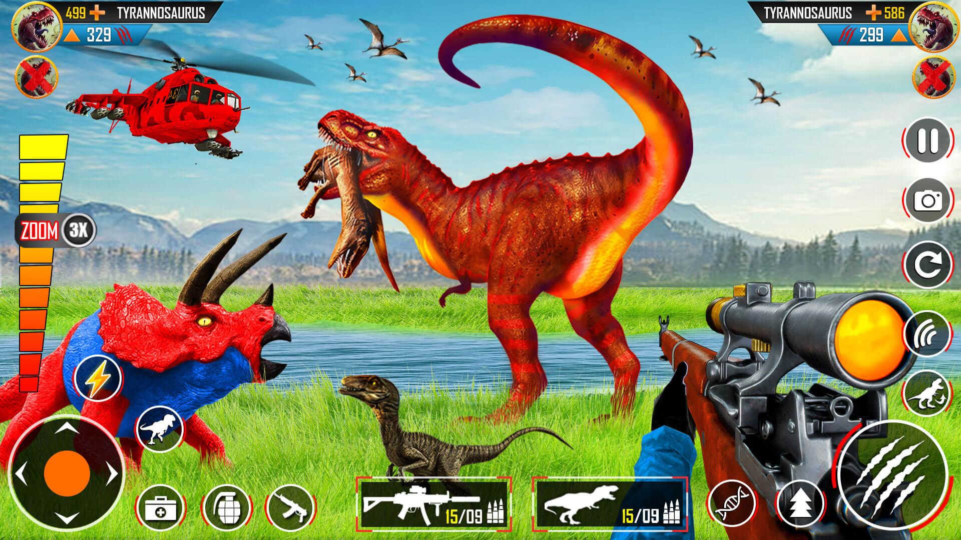 Скачать Real Dino Shooting Gun Games на ПК | Официальный представитель  GameLoop