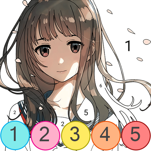 Anime Girl Paint By Number