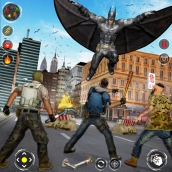 Flying Bat Hero superhero game
