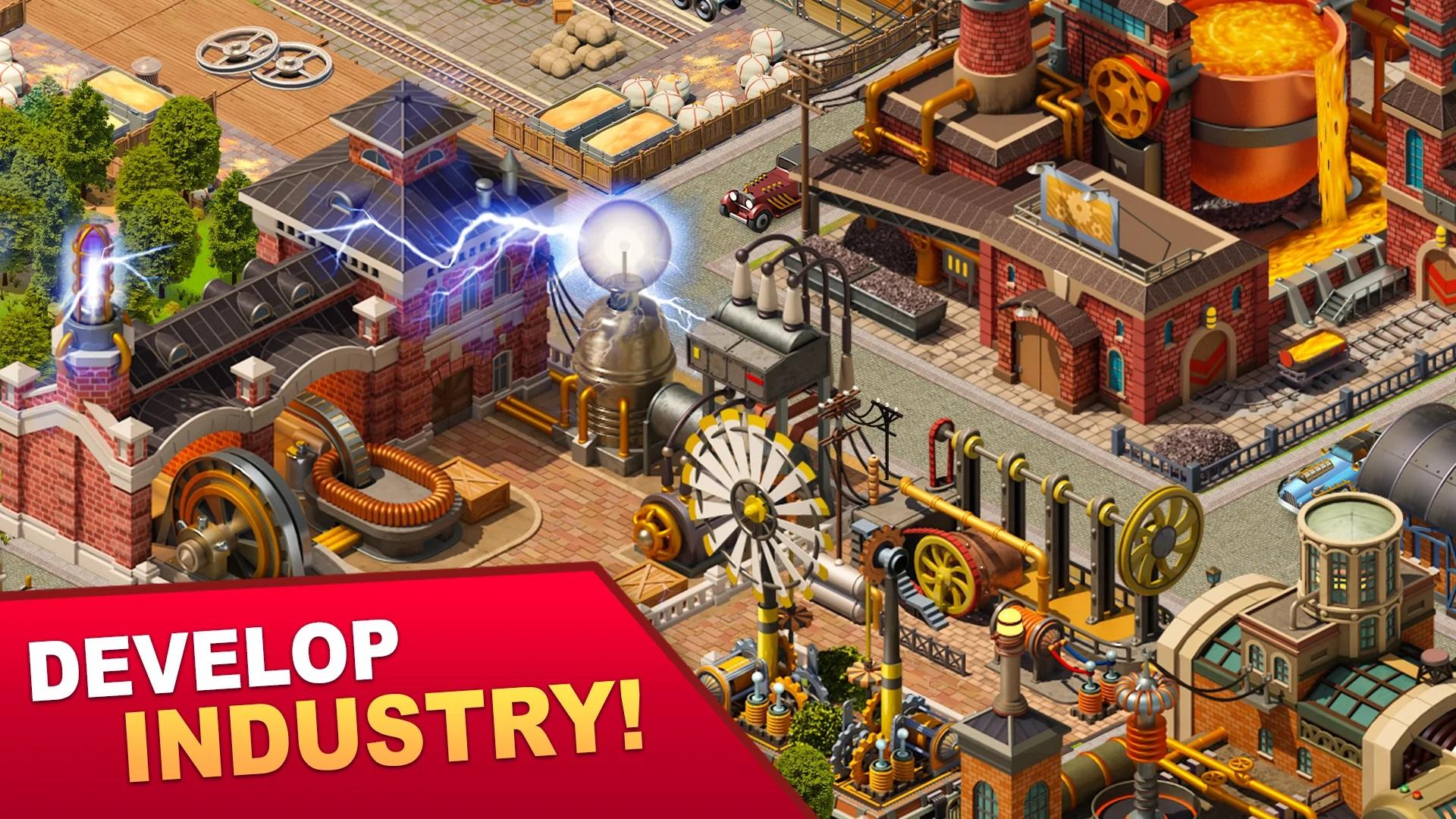 Скачать Steam City: Town building game на ПК | Официальный представитель  GameLoop