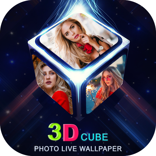 3D Photo Cube Live Wallpaper - 3D Multi Cube Photo