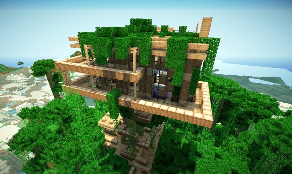 Casa Moderna Simples  Modern House simple Minecraft Map