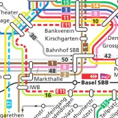 Basel Tram Map (TNW)