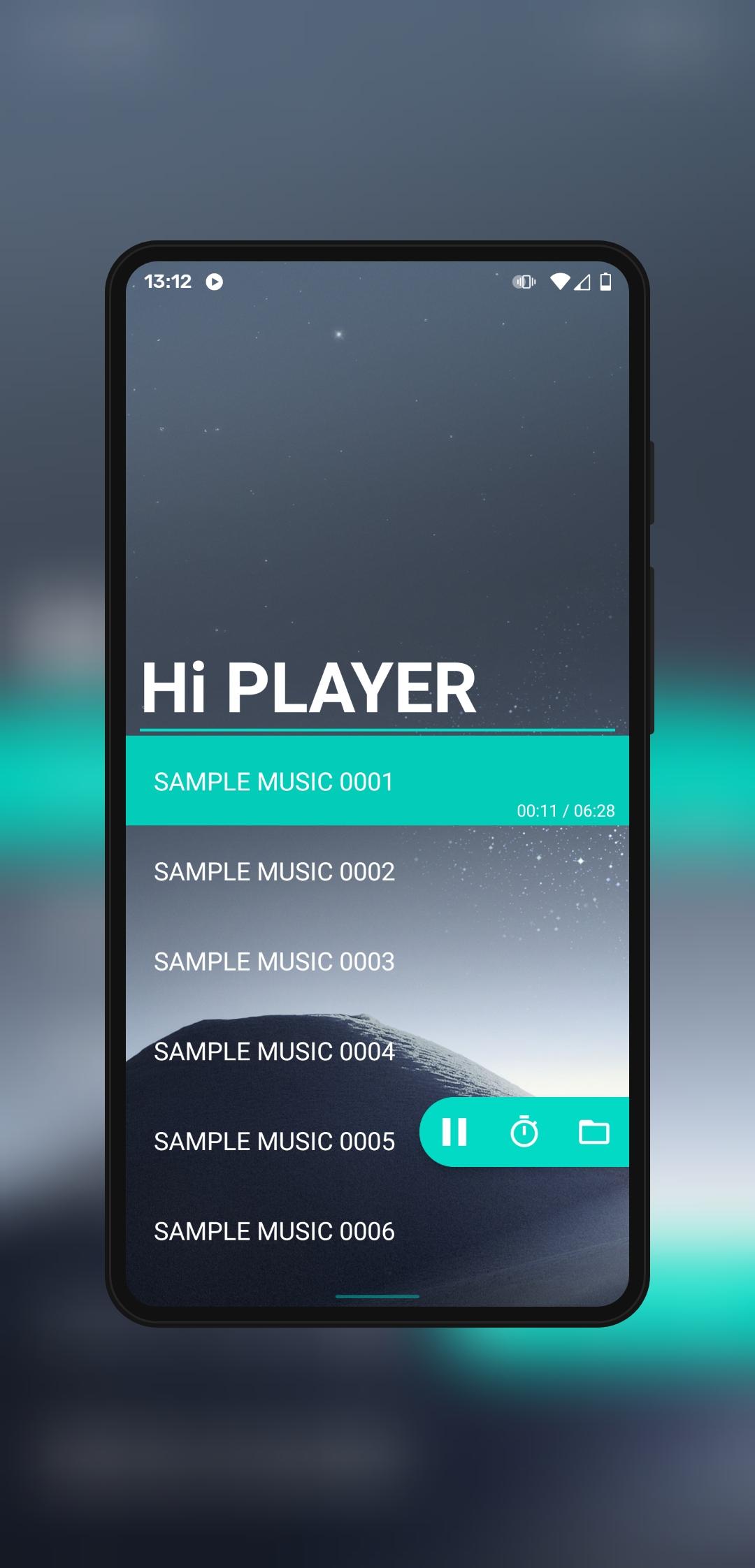 Download Hi player - A simple local mus android on PC