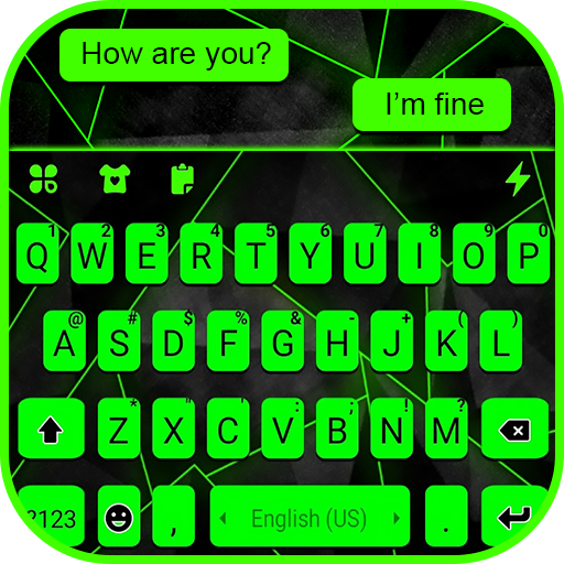 Neon Green SMS Theme