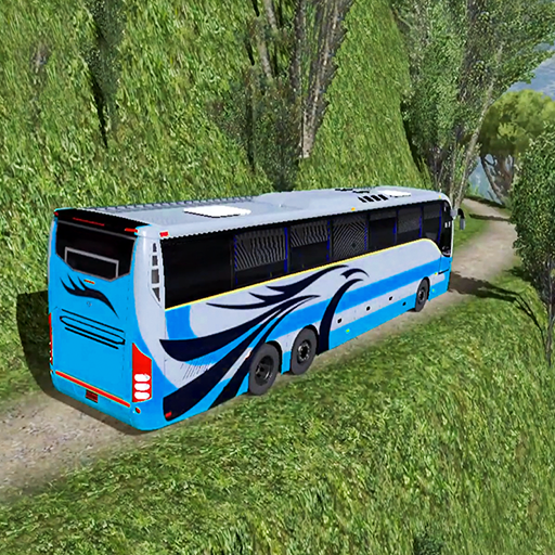 Euro Bus Driving Offroad Bus