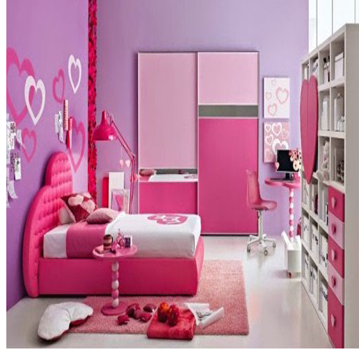 design of girls' rooms.