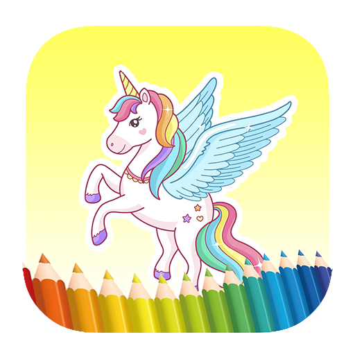 Unicorn Coloring Page.