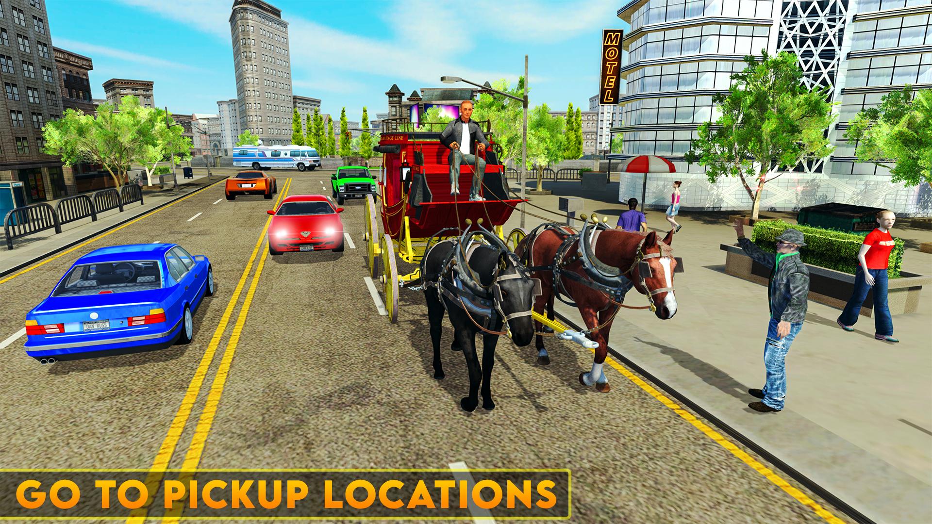 Скачать Horse Cart Transport Taxi Game на ПК | Официальный представитель  GameLoop