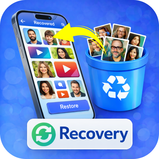 Recuperação de apps e fotos