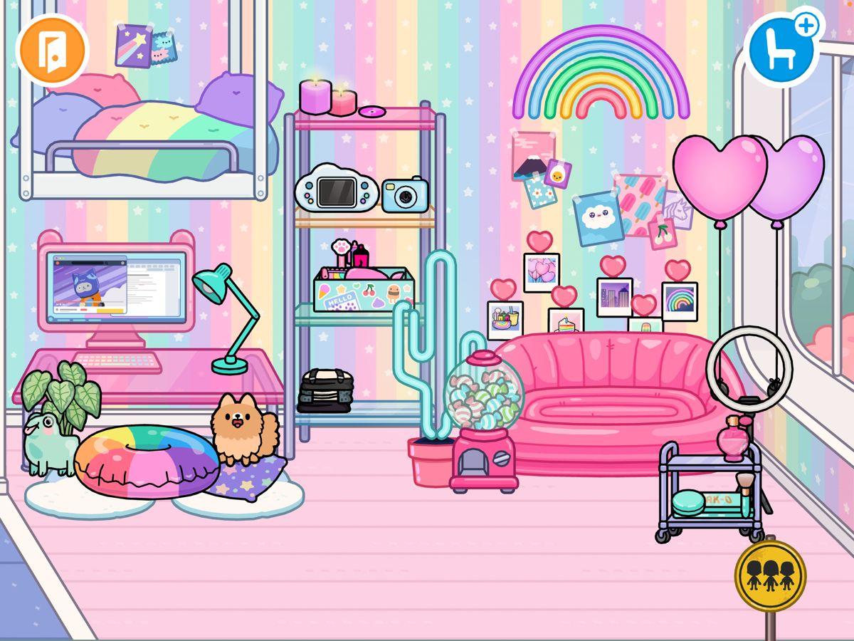 Скачать Toca Boca Pink Room Ideas на ПК | Официальный представитель GameLoop