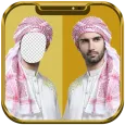 Arab Men Suit Face Changer