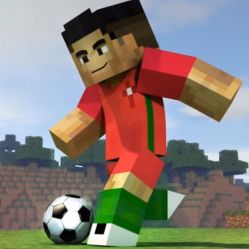 Football mod in Minecraft