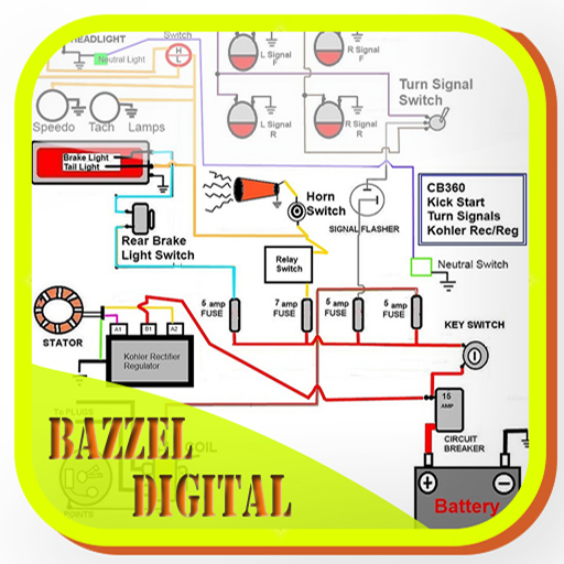 sketch wiring diagram a motorcycle