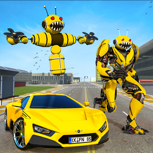 Robot Car Games : Bee Robot 3D