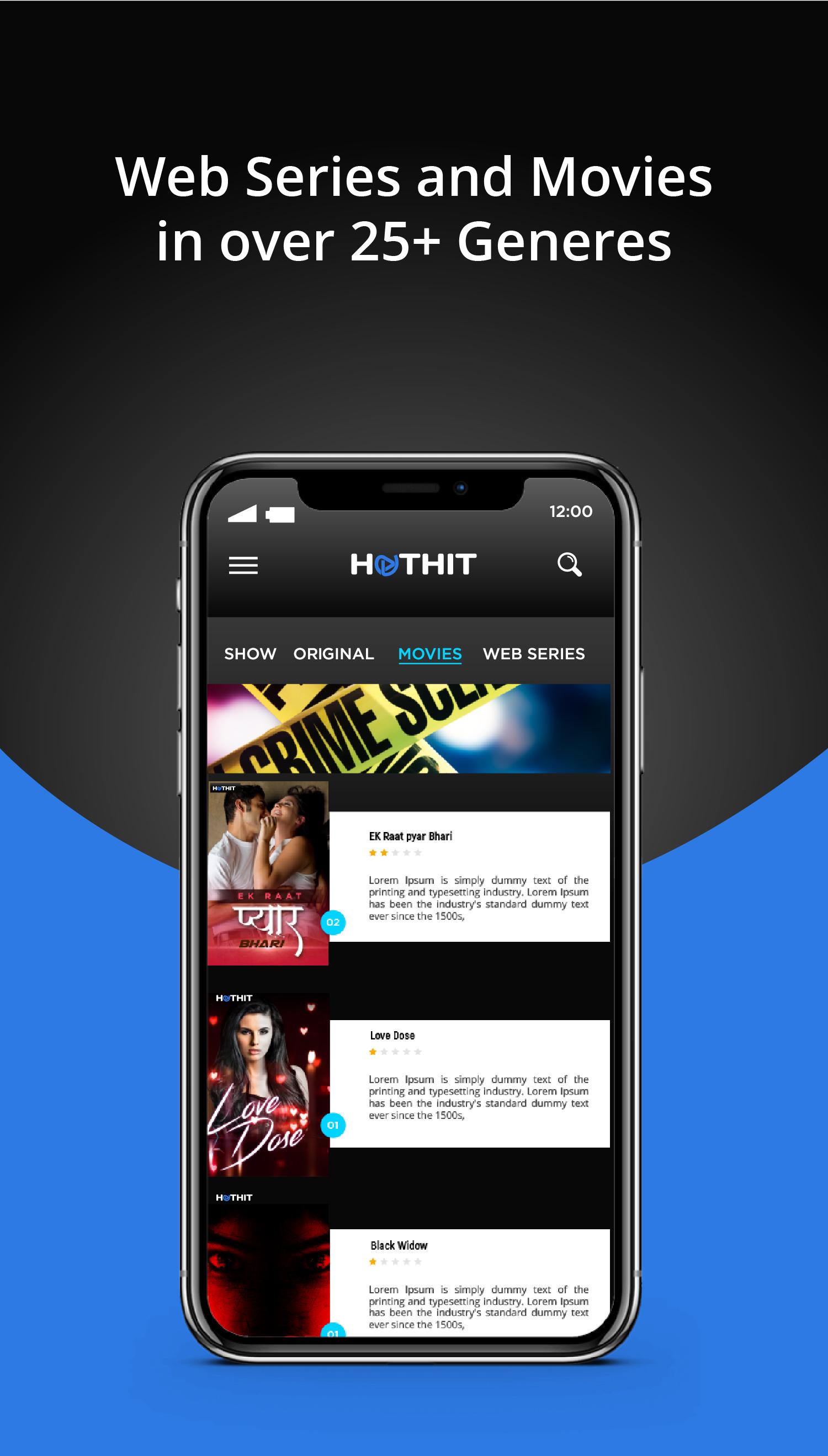 Download HotHit : Web Series and Movies android on PC