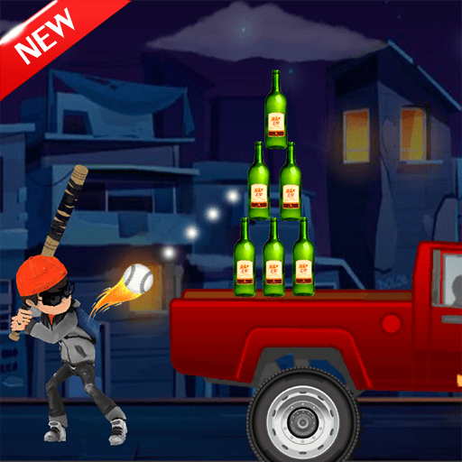 Knock Down Bottle Shooter 2d