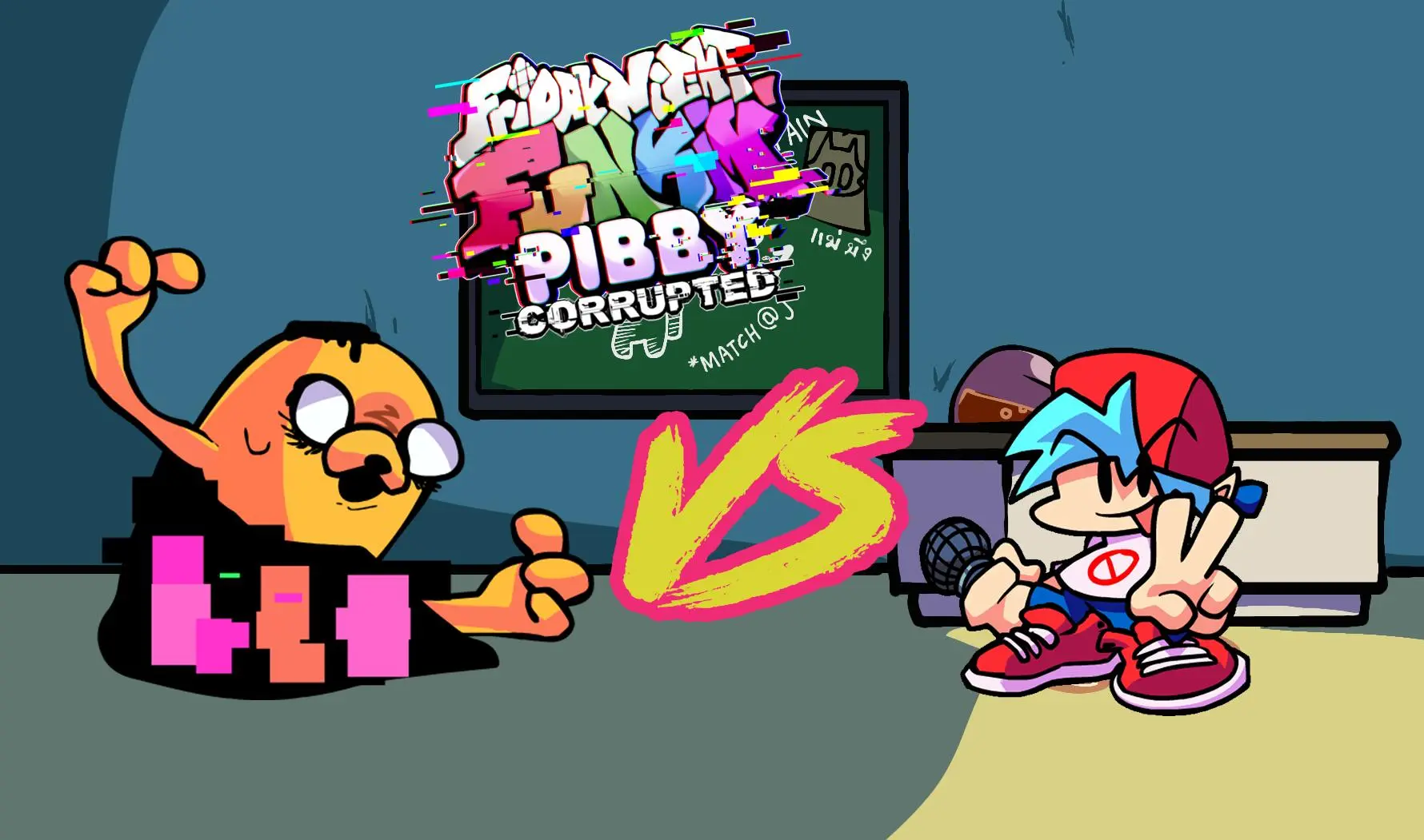 Download Friday Jake Pibby vs FNF Mod android on PC