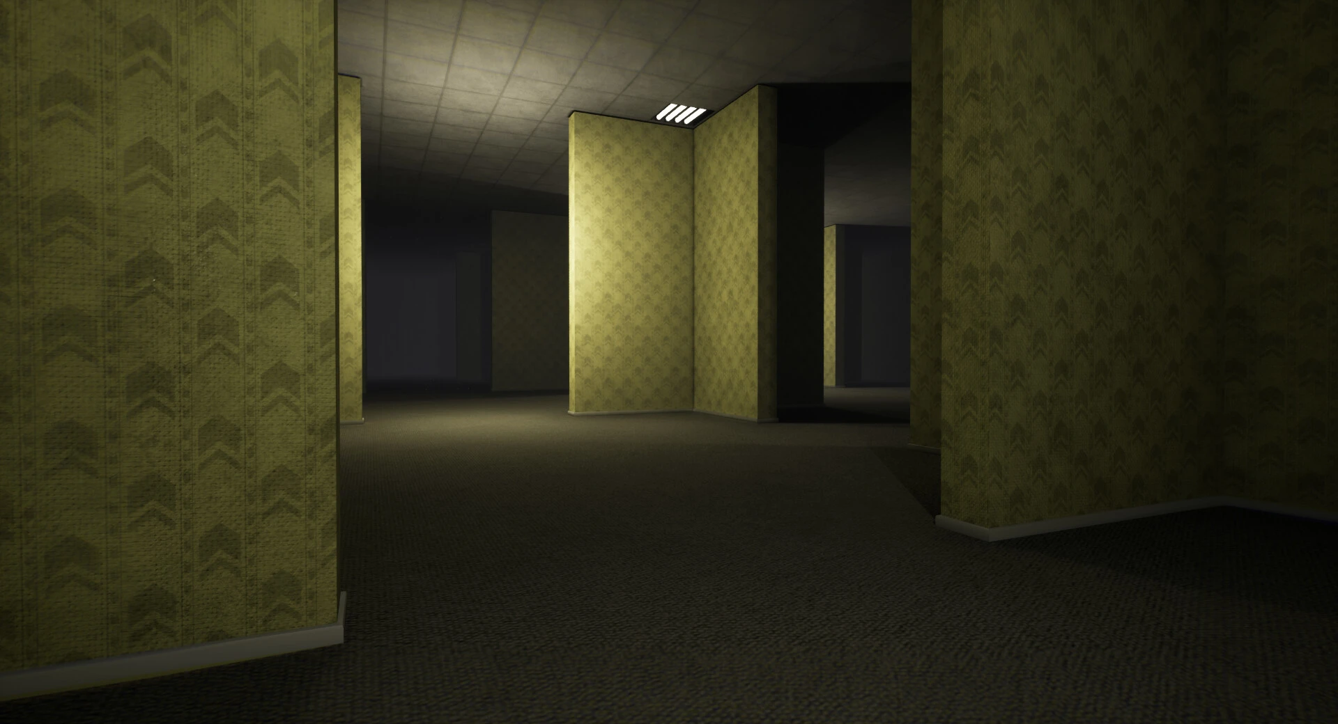 an a part of my liminal space game in roblox, this part looks like the new  part of poolrooms. : r/backrooms