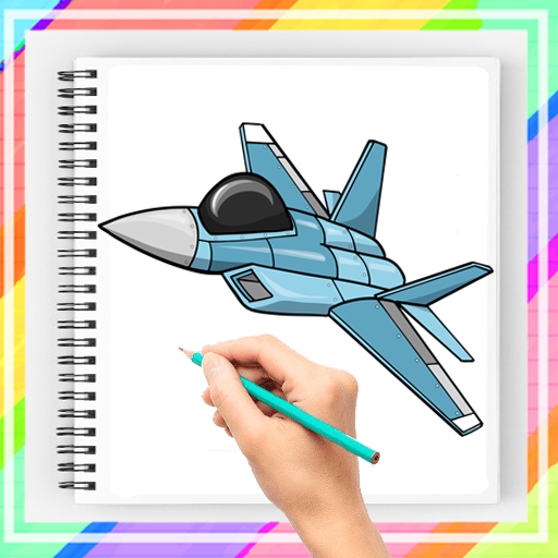 ジェット戦闘機を段階的に描く方法