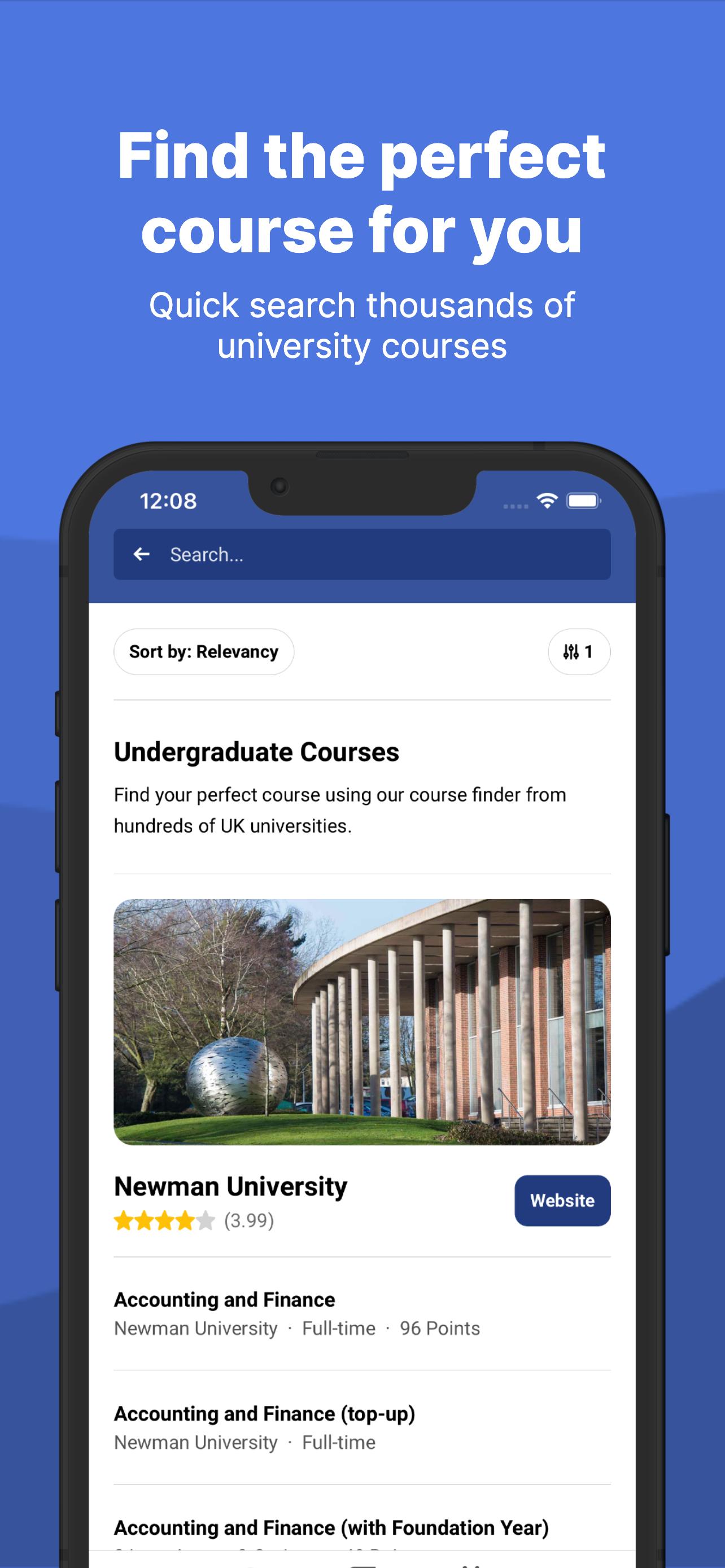 Download Uni Compare: Degree Courses UK android on PC