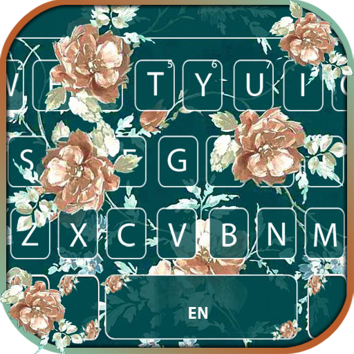 Vintage Flowers New Keyboard T