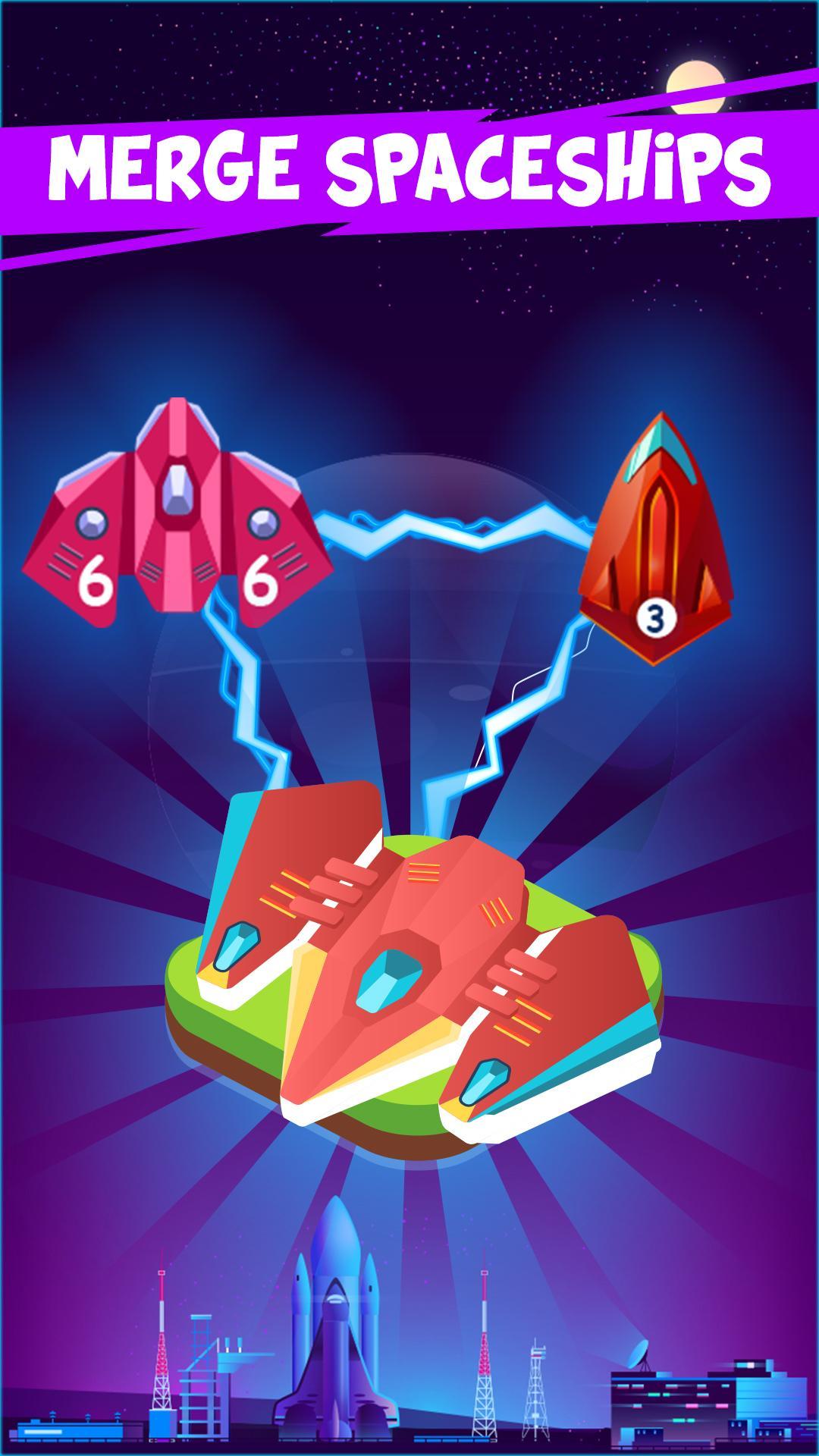 Download Merge Spaceship - Click and Idle Merge Game on PC | GameLoop ...