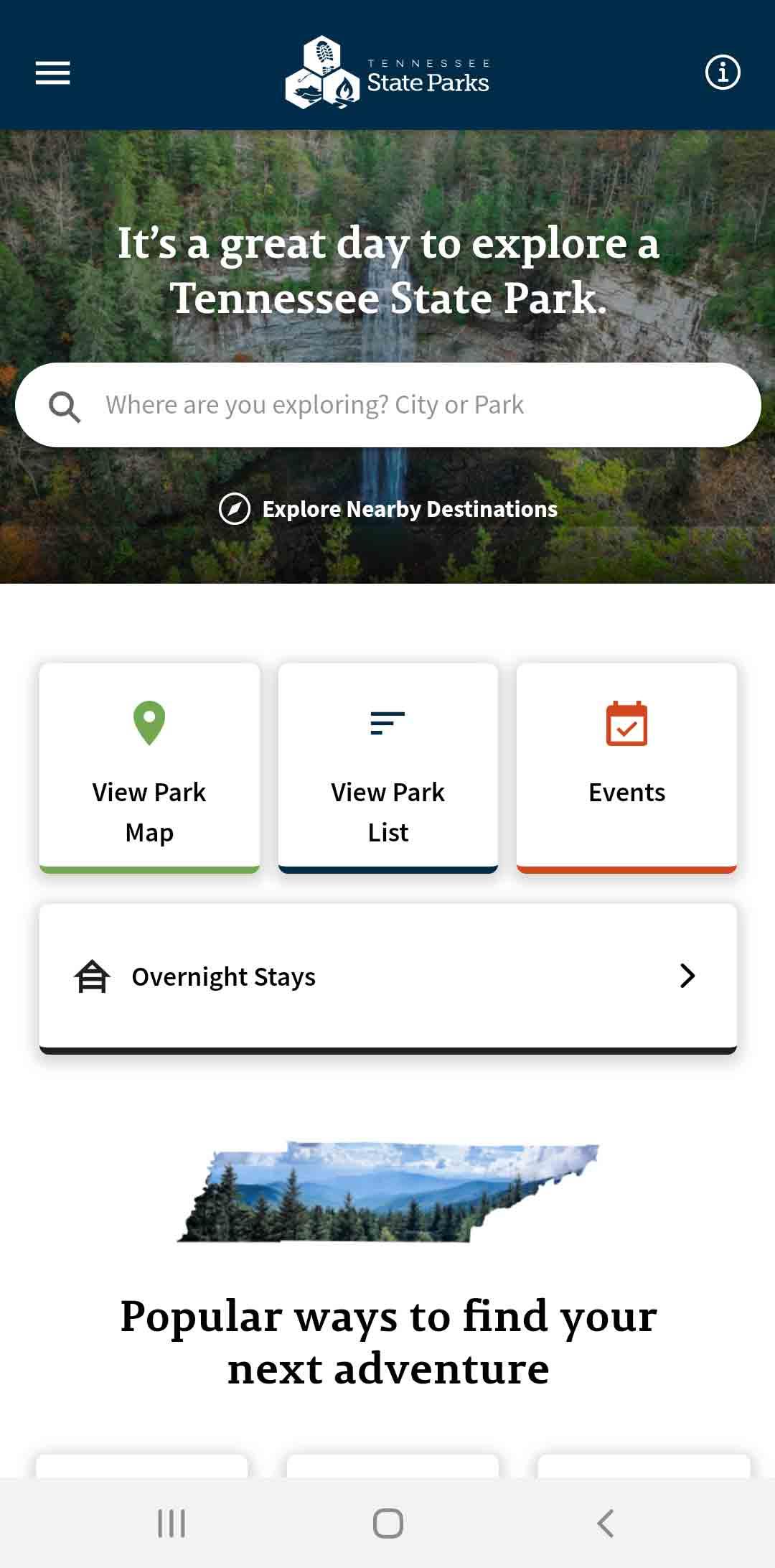 Download TN State Parks Official App android on PC