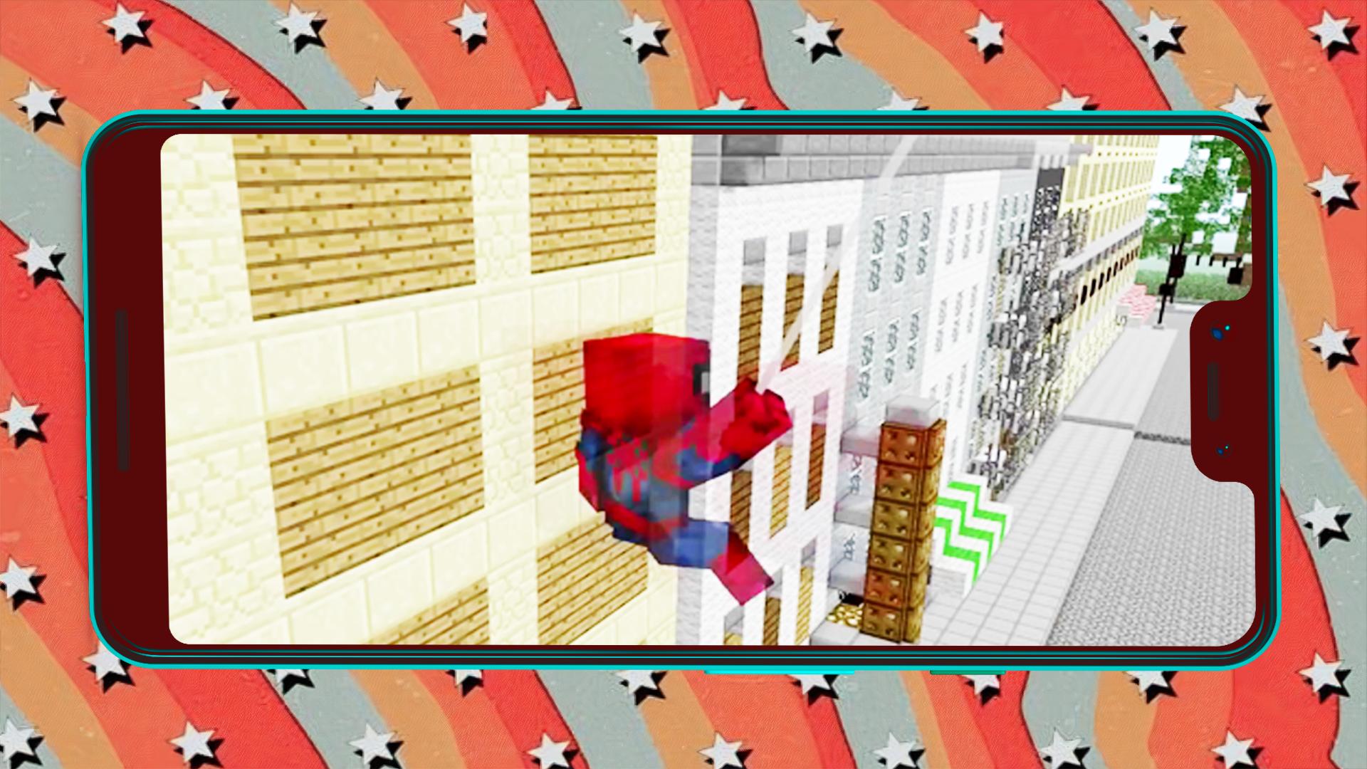 Download do APK de Homem-Aranha Jogo Minecraft para Android