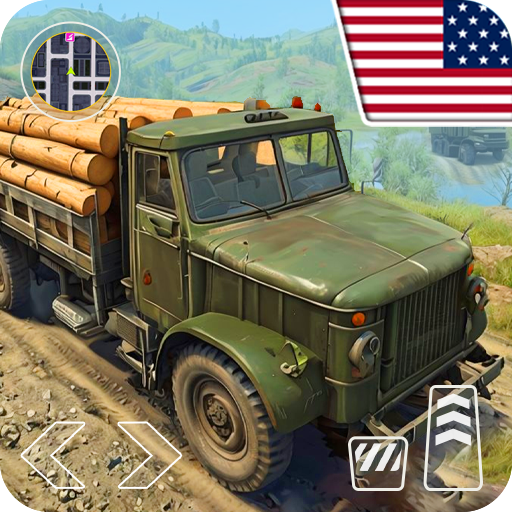 US Army Truck Drive Offroad