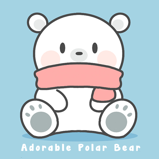 Adorable Polar Bear Tema +HOME