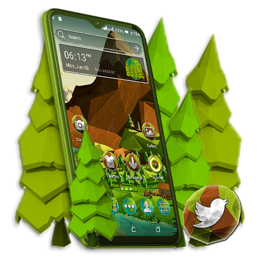 Polygon Hill Launcher Theme