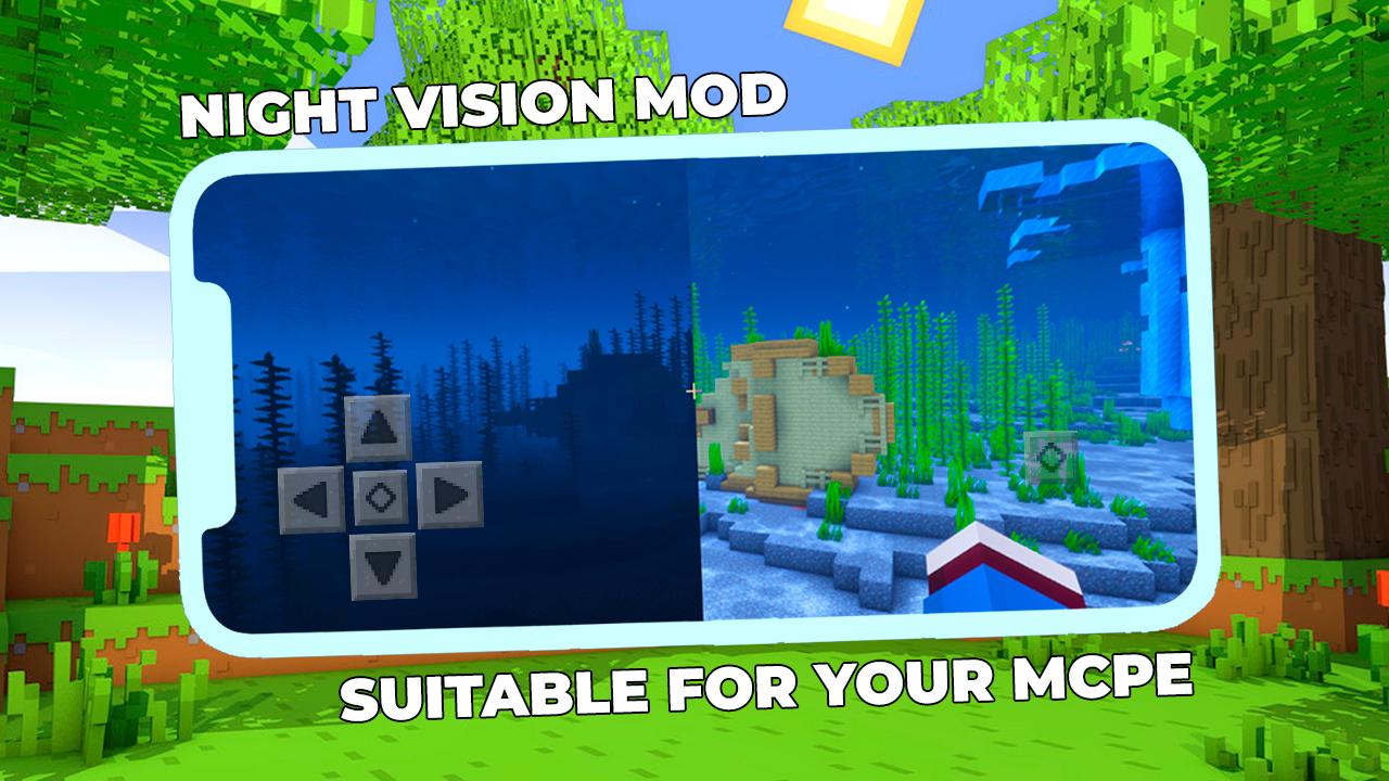 Скачать Night Vision Mod Minecraft PE на ПК | Официальный представитель  GameLoop